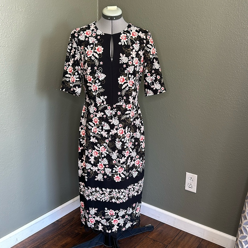 Maggy London Floral Dress (6)